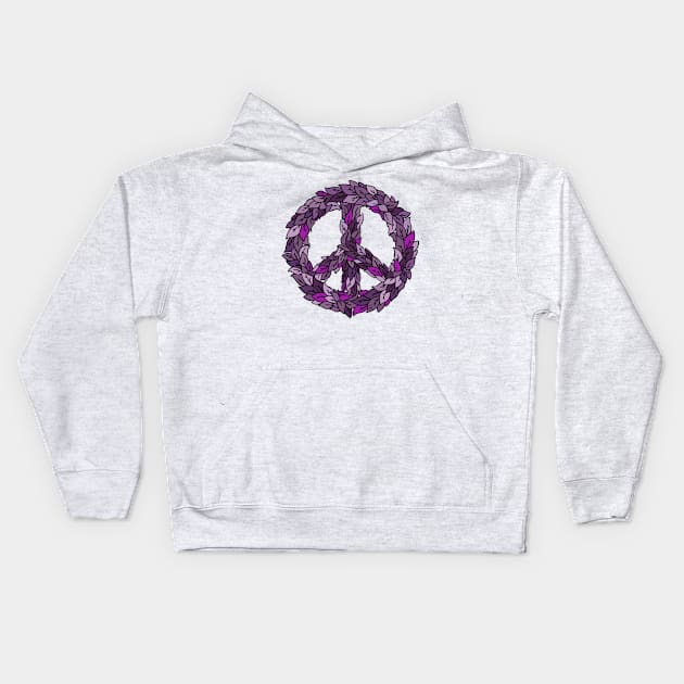 Peace on Earth Kids Hoodie by gtee